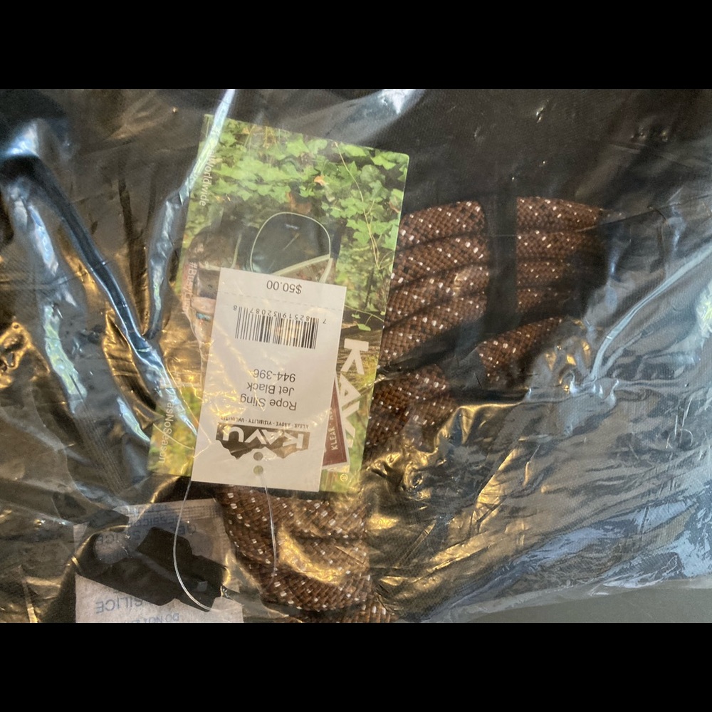 Kavu black rope bag